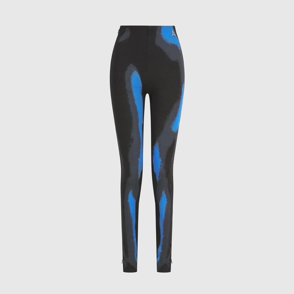 Body Print Leggings - White/Blue - Picture 5 of 5